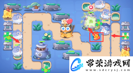 保衛(wèi)蘿卜4阿波道長(zhǎng)第7關(guān)攻略